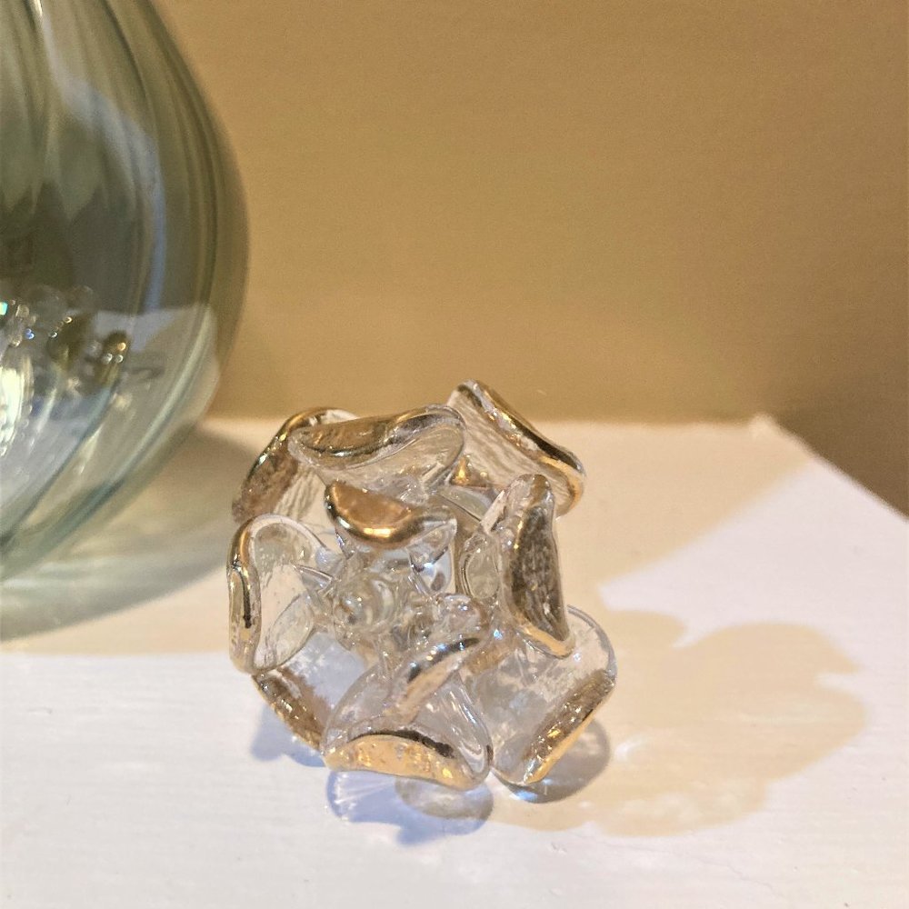 Italian Green Glass Vase - Picture 3 of 6